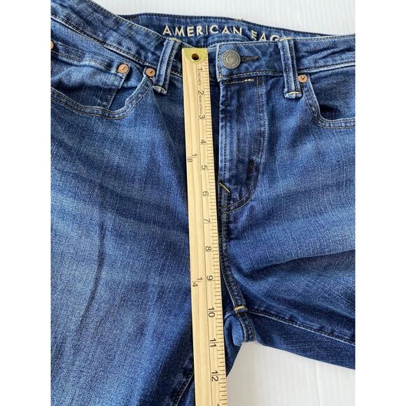 American Eagle Jeans Men's 30x34 (Fit 30"x32") Airflex+ Athletic Fit Blue Jeans - Picture 7 of 11